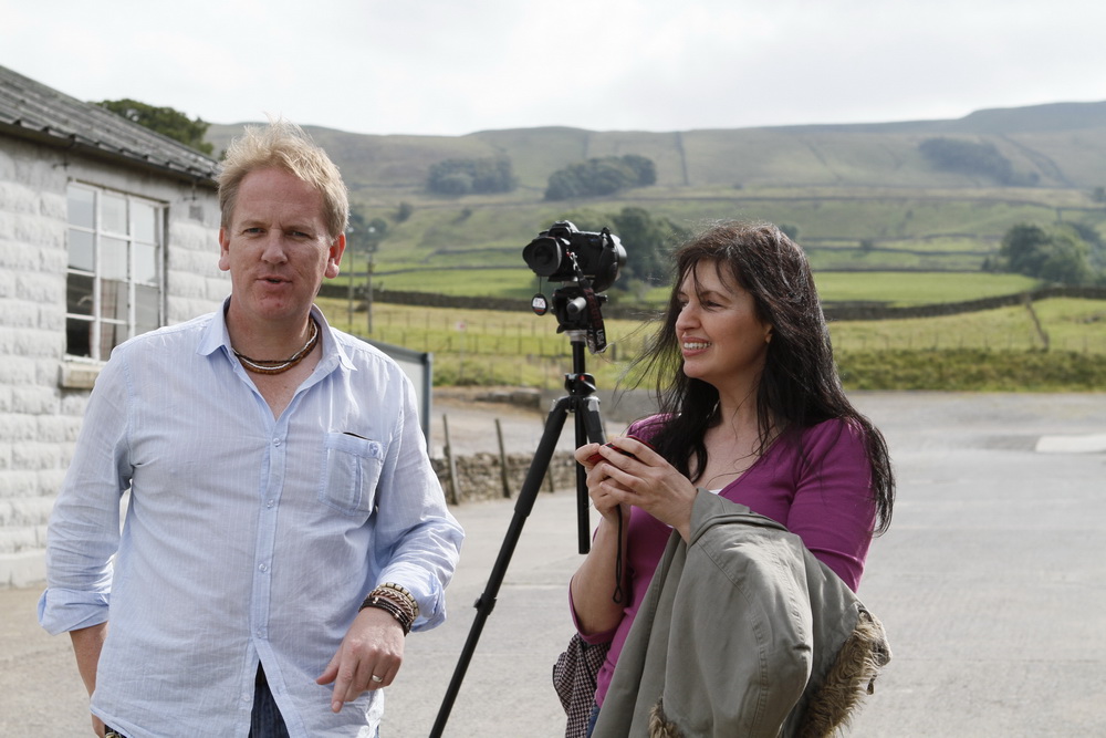  Dslr-cameraman en actrice